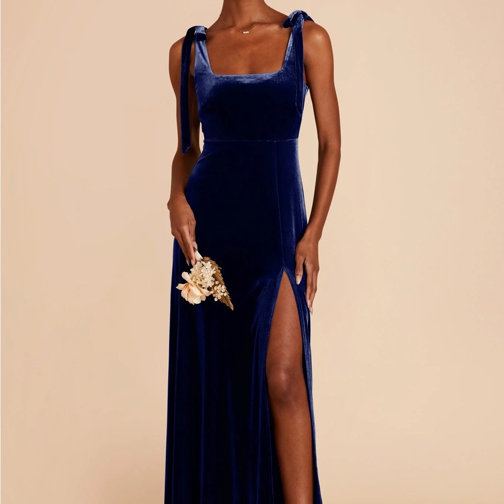 Birdy Grey Navy Velvet Maxi Dress